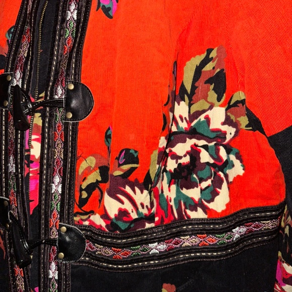 Vtg Car Coat 20W Tailiszime Vibrant Colors, Corduroy, Beautiful Garment - Picture 7 of 12